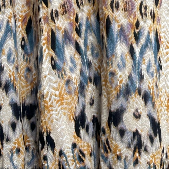 Ecote Women’s Small Boho Festival High-Low Sleeveless Dress Adjustable Straps - Picture 3 of 7